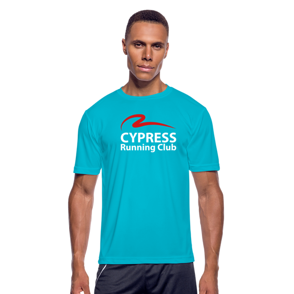 CRC Red- Men’s Moisture Wicking Performance T-Shirt - turquoise