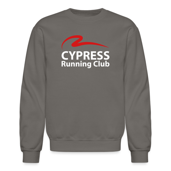 CRC Red- UNISEX Crewneck Sweatshirt - asphalt gray