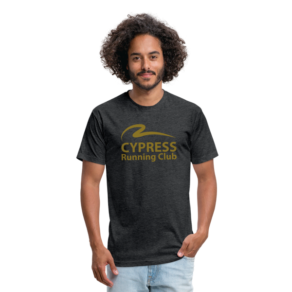 CRC Gold- UNISEXFitted Cotton/Poly T-Shirt - heather black