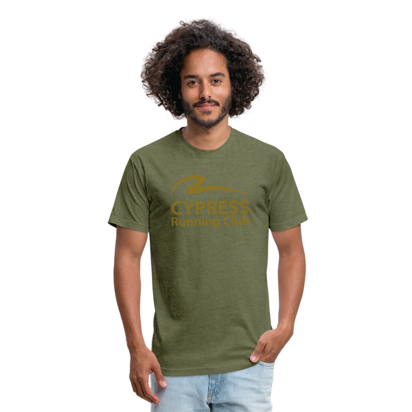 CRC Gold- UNISEXFitted Cotton/Poly T-Shirt - heather military green