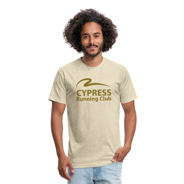 CRC Gold- UNISEXFitted Cotton/Poly T-Shirt - heather cream