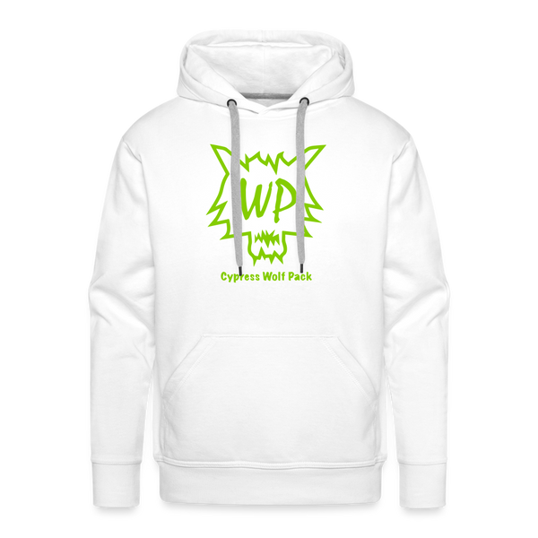 Cypress Wolf Pack Green- Men’s Premium Hoodie - white