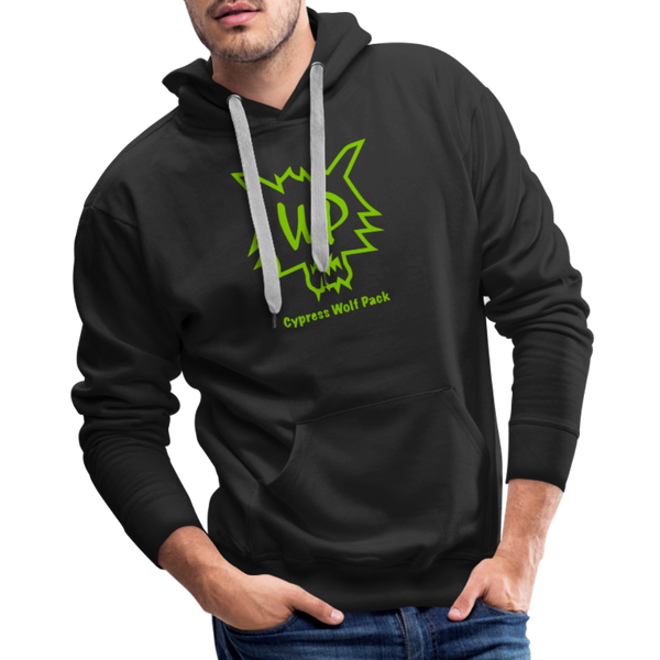 Cypress Wolf Pack Green- Men’s Premium Hoodie - black