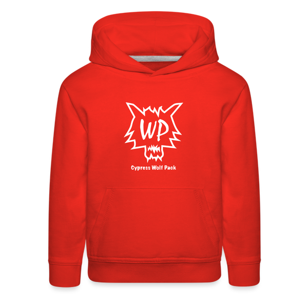 Cypress Wolf Pack- Kids‘ Premium Hoodie - red