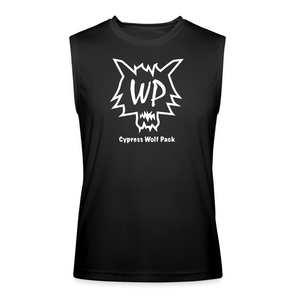 Cypress Wolf Pack- Men’s Performance Sleeveless Shirt - black