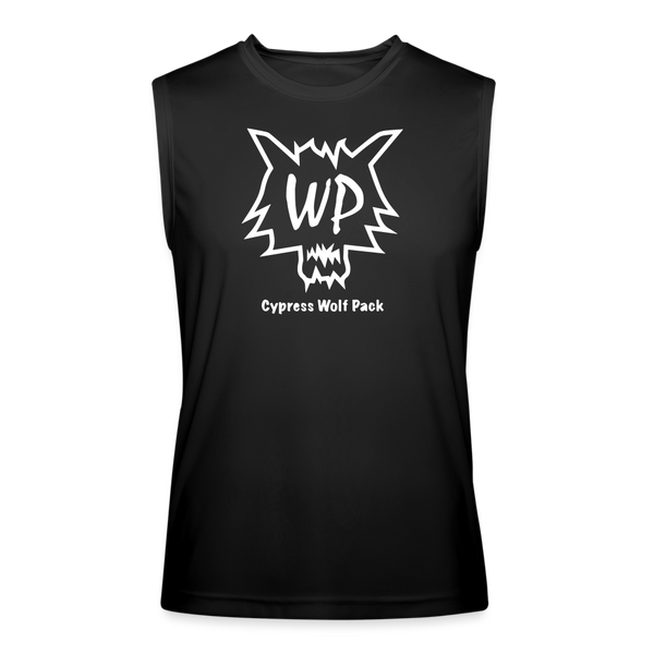 Cypress Wolf Pack- Men’s Performance Sleeveless Shirt - black