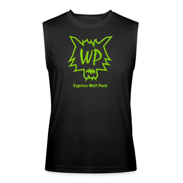 Cypress Wolf Pack Green- Men’s Performance Sleeveless Shirt - black