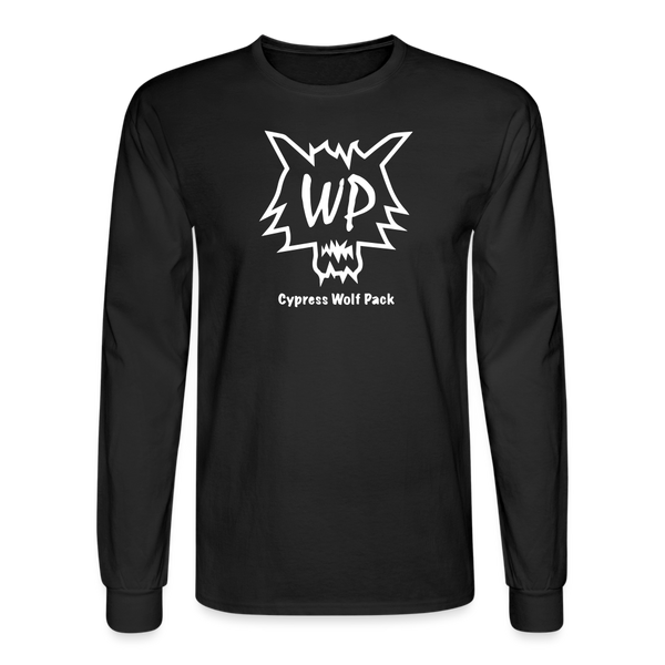 Cypress Wolf Pack - Men's Long Sleeve T-Shirt - black