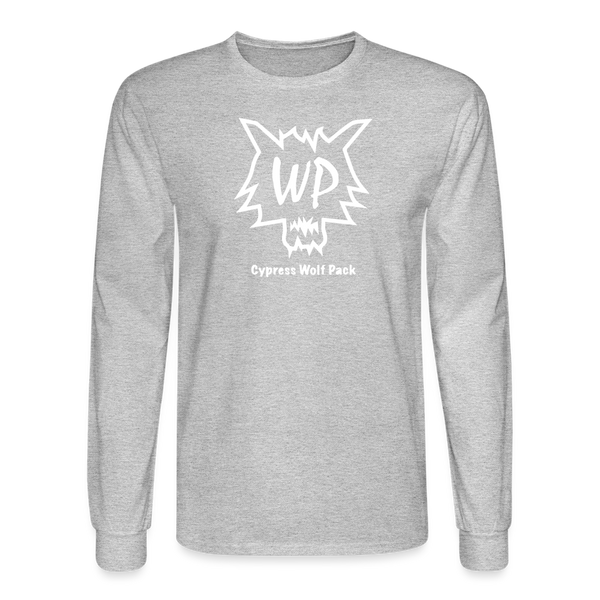 Cypress Wolf Pack - Men's Long Sleeve T-Shirt - heather gray