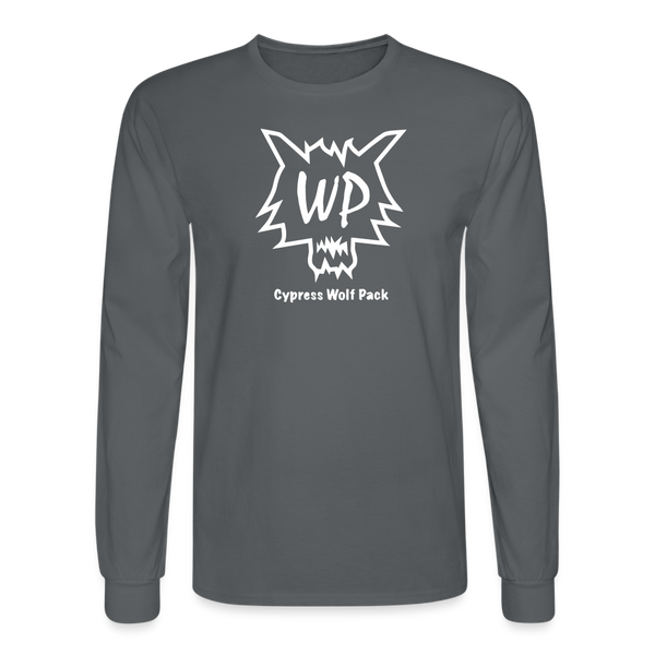 Cypress Wolf Pack - Men's Long Sleeve T-Shirt - charcoal