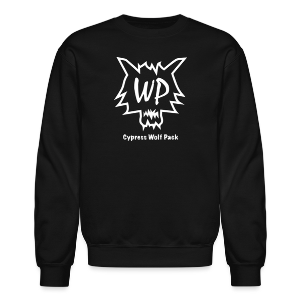 Cypress Wolf Pack- UNISEX Crewneck Sweatshirt - black