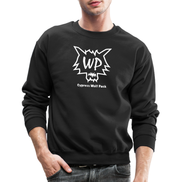 Cypress Wolf Pack- UNISEX Crewneck Sweatshirt - black