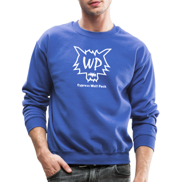 Cypress Wolf Pack- UNISEX Crewneck Sweatshirt - royal blue