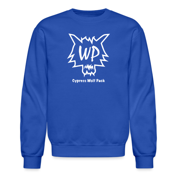 Cypress Wolf Pack- UNISEX Crewneck Sweatshirt - royal blue