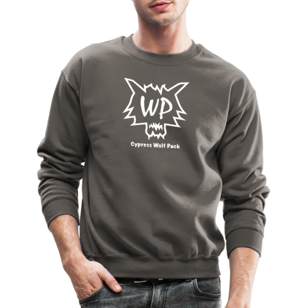 Cypress Wolf Pack- UNISEX Crewneck Sweatshirt - asphalt gray