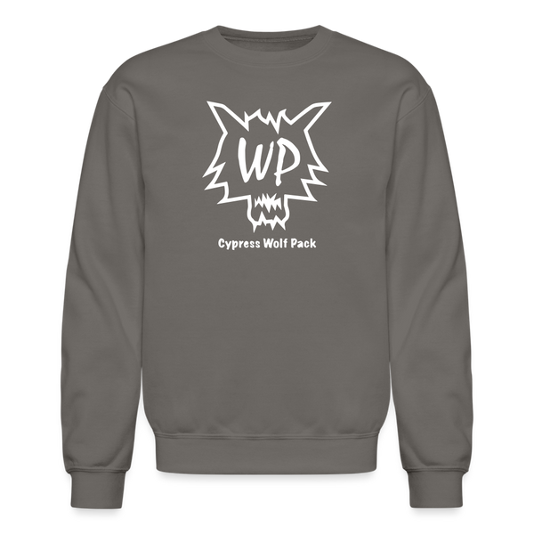 Cypress Wolf Pack- UNISEX Crewneck Sweatshirt - asphalt gray