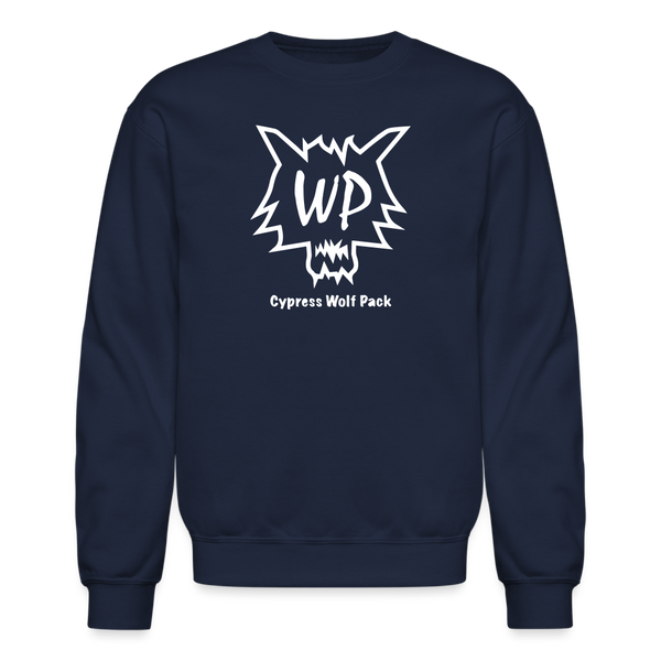 Cypress Wolf Pack- UNISEX Crewneck Sweatshirt - navy
