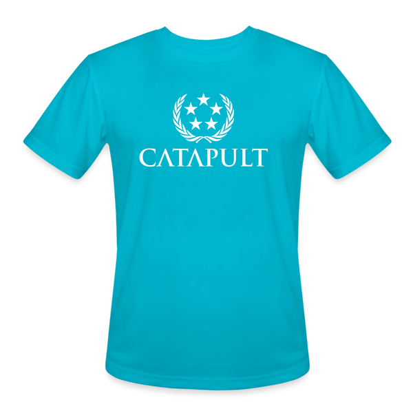 Catapult- Men’s Moisture Wicking Performance T-Shirt - turquoise