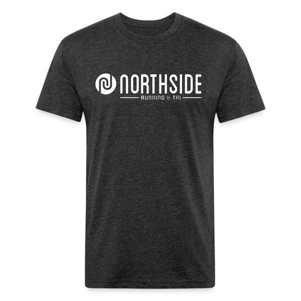 Northside- Unisex Fitted Cotton/Poly T-Shirt by Next Level - heather black