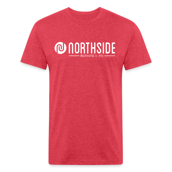 Northside- Unisex Fitted Cotton/Poly T-Shirt by Next Level - heather red