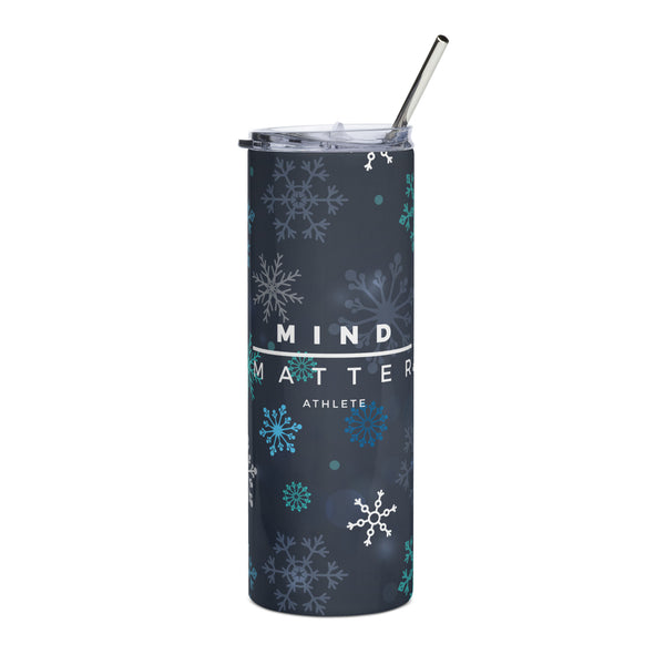 Christmas Snowflakes MM- Stainless steel tumbler