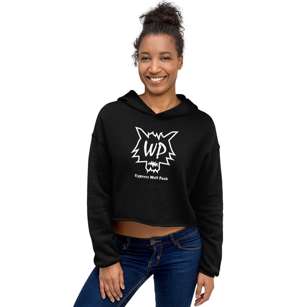 Cypress Wolf Pack- Crop Hoodie