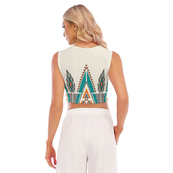 New Mexico- Women's Sleeveless Cropped Top