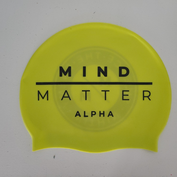 MM Alpha swim cap- Yellow