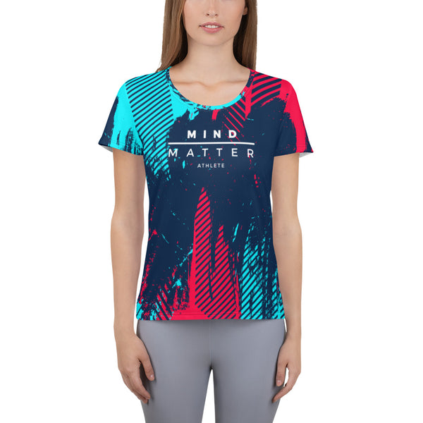 MM Paint Blast- Women's Athletic T-shirt