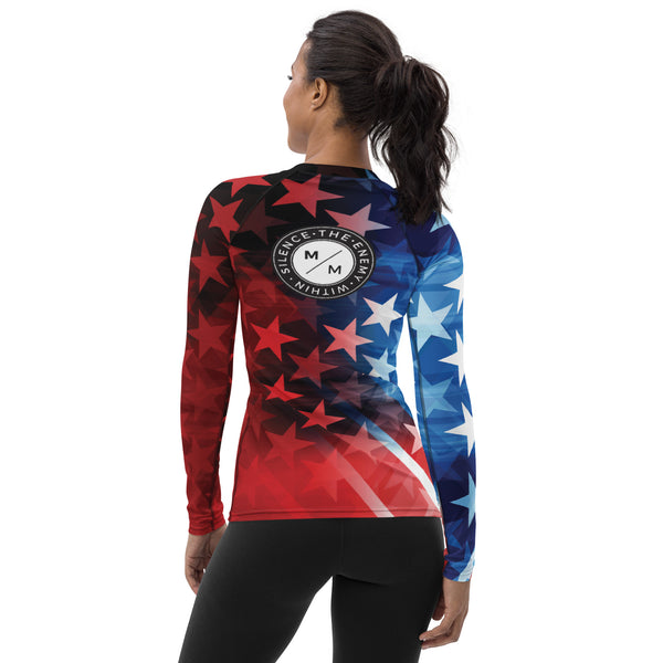 Every Damn Day RWB- Women's Perfromance Long Sleeve