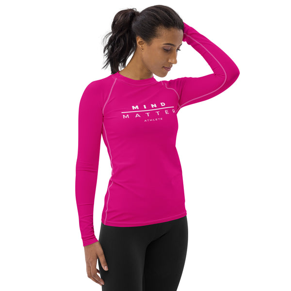 Pink M/M- Women's Rash Guard