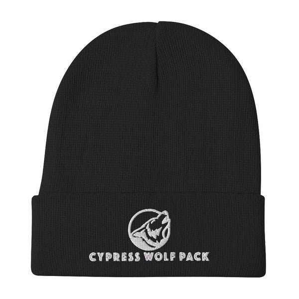 Wolf Pack- Embroidered Beanie