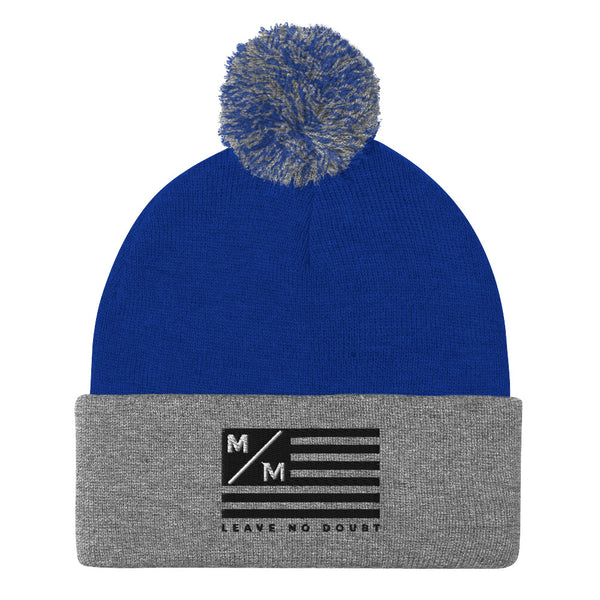 M/M Flag- Pom-Pom Beanie