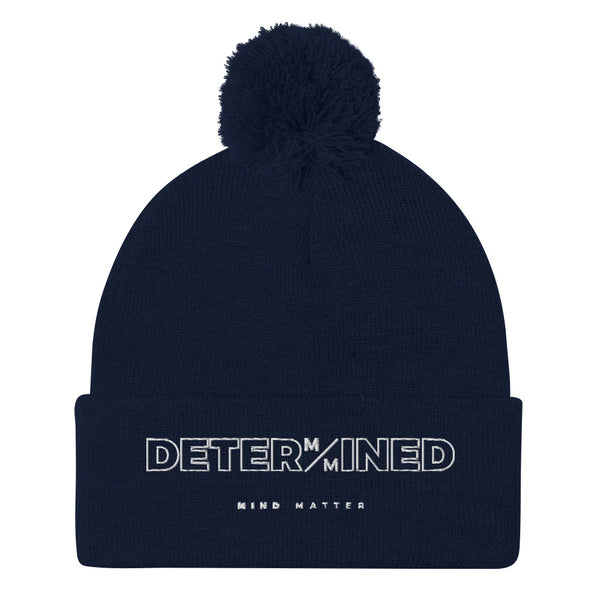 Determined- Pom-Pom Beanie