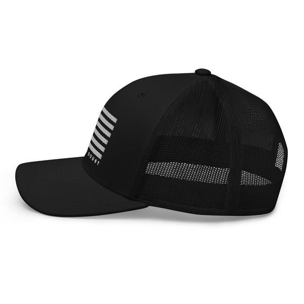 M/M Flag WH- Trucker Cap