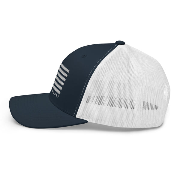 M/M Flag WH- Trucker Cap