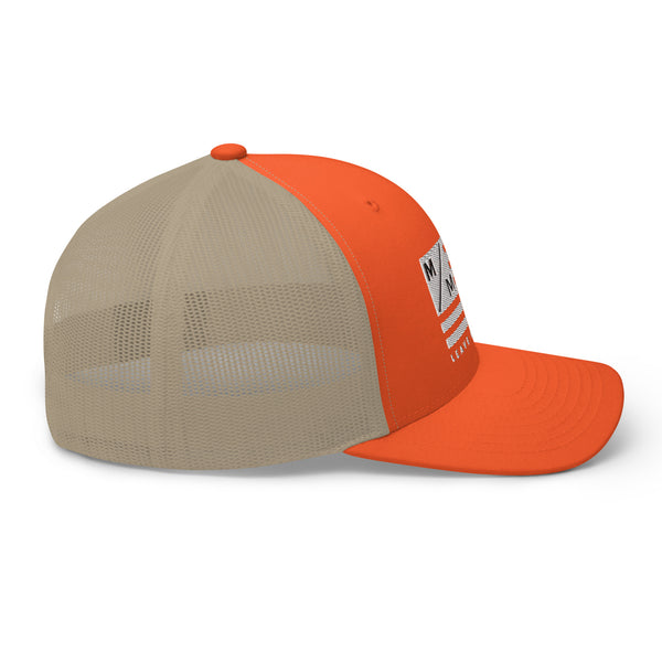 M/M Flag WH- Trucker Cap