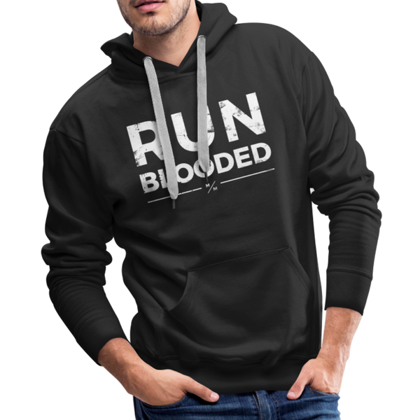 Run Blooded- Men’s Premium Hoodie - black