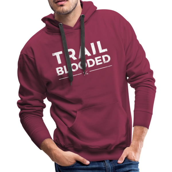 Trail Blooded- Men’s Premium Hoodie - burgundy
