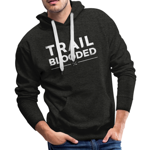 Trail Blooded- Men’s Premium Hoodie - charcoal gray