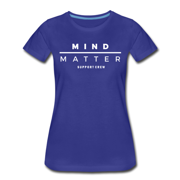 MM Support Crew- Women’s Premium T-Shirt - royal blue