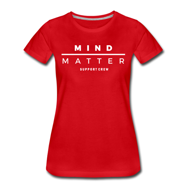 MM Support Crew- Women’s Premium T-Shirt - red