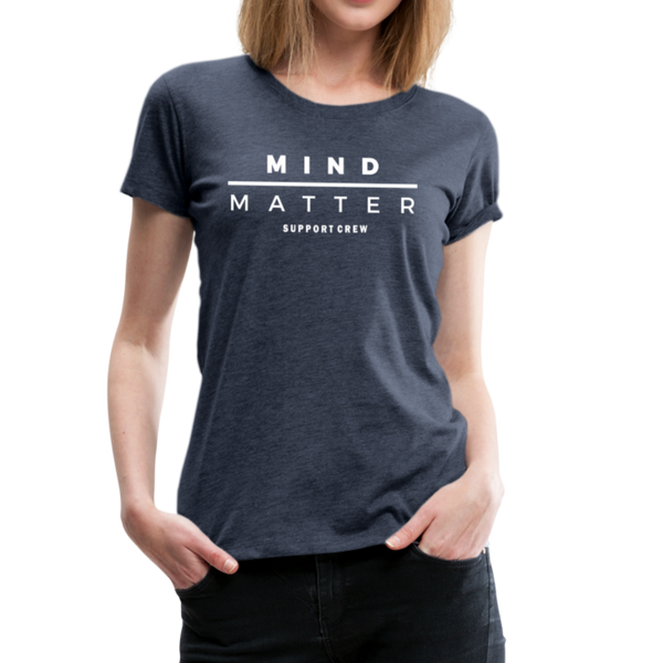 MM Support Crew- Women’s Premium T-Shirt - heather blue