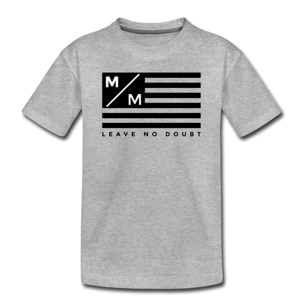 MM Flag LND- Kids' Premium T-Shirt - heather gray