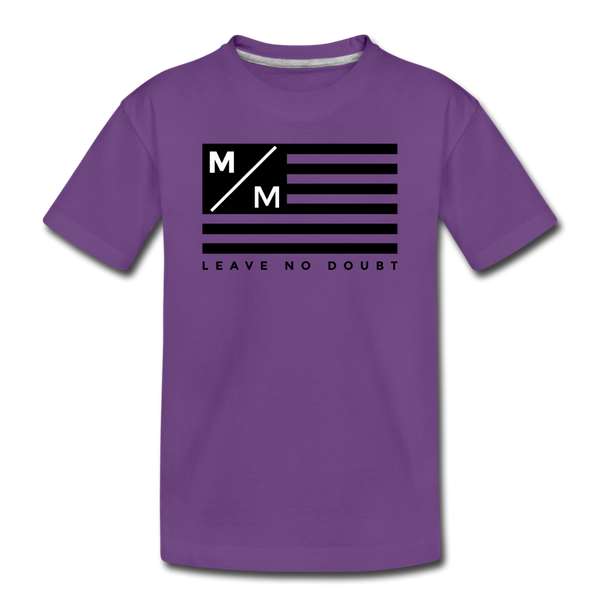 MM Flag LND- Kids' Premium T-Shirt - purple