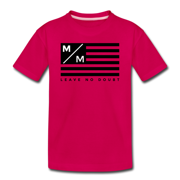 MM Flag LND- Kids' Premium T-Shirt - dark pink