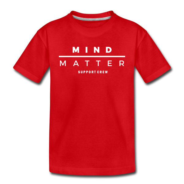 MM Support Crew- Kids' Premium T-Shirt - red