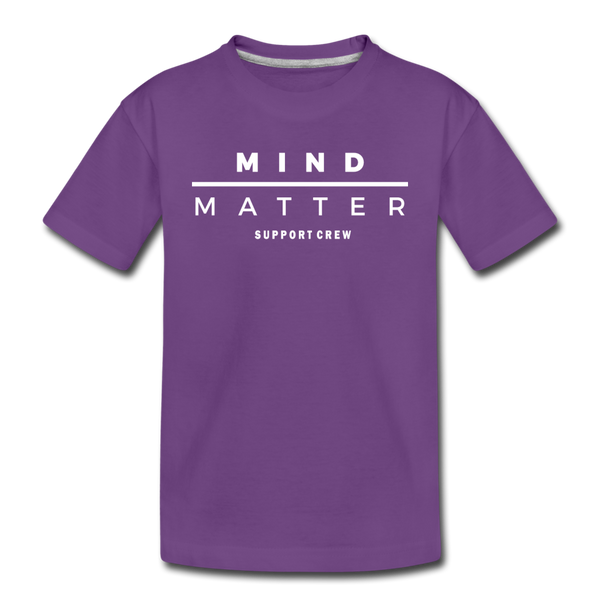MM Support Crew- Kids' Premium T-Shirt - purple