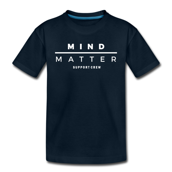 MM Support Crew- Kids' Premium T-Shirt - deep navy
