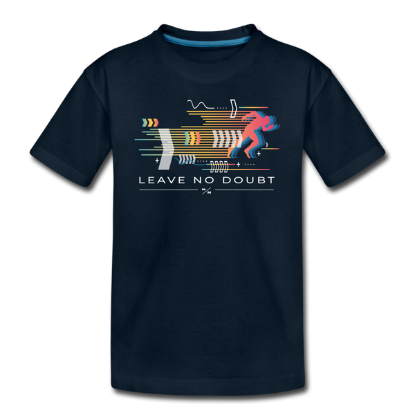 LND Runner- Kids' Premium T-Shirt - deep navy